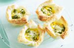 American Chicken Corn And Asparagus Tarts Recipe Appetizer