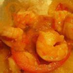 American Shrimp with Sweet Pepper and Pineapple Appetizer