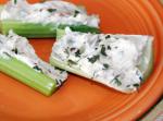 American Lindas Ranch and Olive Stuffed Celery Appetizer