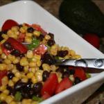 Mexican Zesty Black Bean and Corn Salad Appetizer