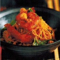 Singaporean Prawn And Rice Noodle Salad Appetizer