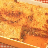 Italian Lasagne with Veal and Pork Dinner