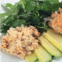 American Crab and Mango Salad Appetizer