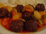 American Sweet and Sour Meatballs oriental Sweet and Sour Meatballs Dessert