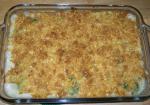 American Cheddar Broccoli Corn Bake Dinner