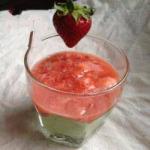 American Avocado Strawberry Shake Dessert