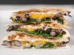 American Black Bean Spinach And Cheese Quesadillas Appetizer