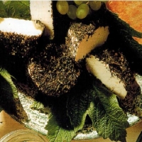 Ashed Herb Goats Cheese recipe