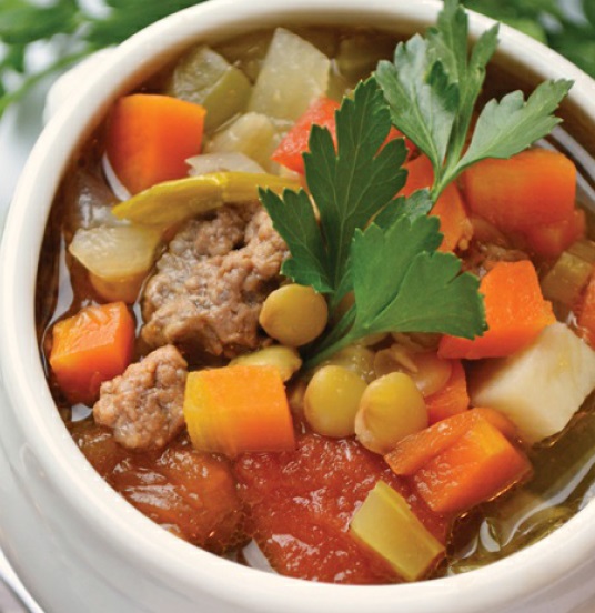 Canadian Italian Lentil with Sausage Soup