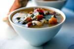American Minestrone with Shell Beans and Almond Pistou Recipe Appetizer