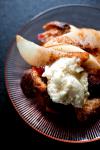 American Pear and Sour Cherry Brown Betty With Brandy Hard Sauce Recipe Appetizer