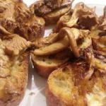 Canadian Bruschetta with Chanterelles and Caramelized Onions Appetizer