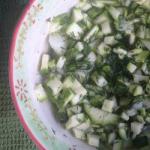 Canadian Courgette Salad Raw Appetizer