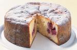 American Raspberry Sour Cream Tea Cake Recipe Dessert