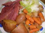 Irish Crock Pot Corned Beef and Cabbage 4 Dinner