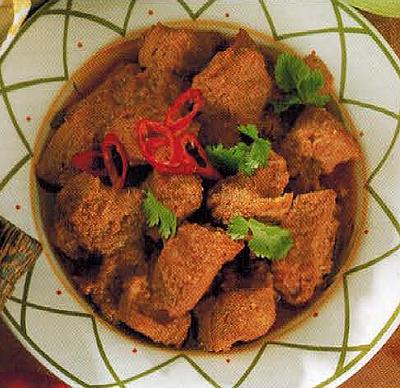 Indian Fried Pork Curry Appetizer