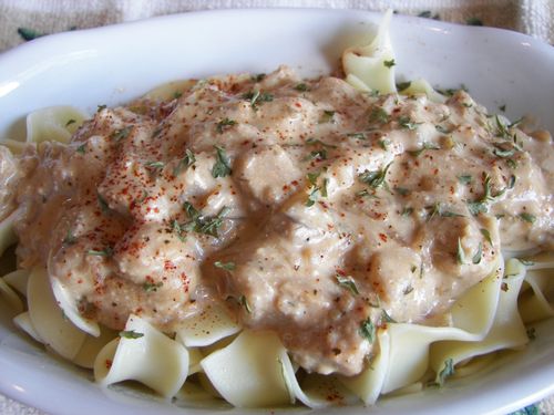 Canadian Chicken Stroganoff Appetizer