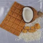 Indian Indian Coconut Caramel chikki Appetizer