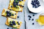 American Honey And Lemon Curd Tart With Blueberries Recipe Dessert