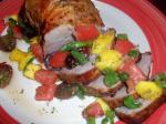 American Chipotle Marinated Pork Tenderloin With Grilled Mango Salsa BBQ Grill