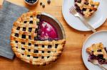 American Blueberry Lattice Pie Recipe Dessert