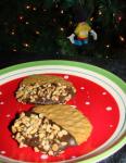 American Chocolate Dipped Peanut Butter Cookies 3 Dessert