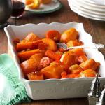 British Sweet Potato and Carrot Casserole Dessert