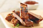 American Smoky Barbecue Pork Ribs Recipe Appetizer