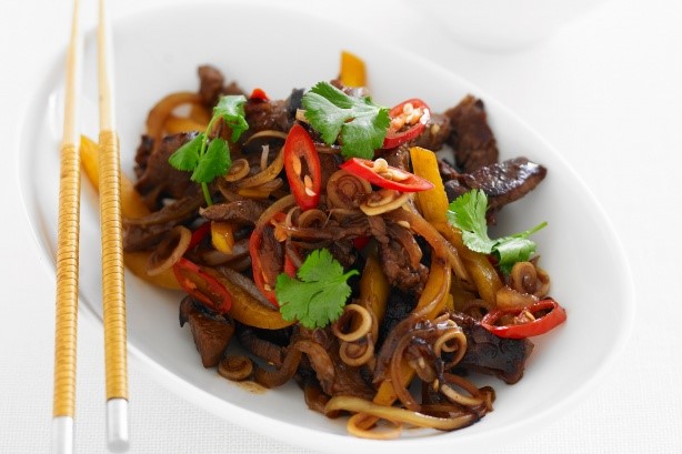 American Lemongrass Beef Stirfry Recipe Dinner