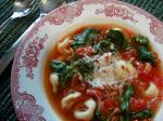 American Tortellini Tomato Spinach Soup Appetizer