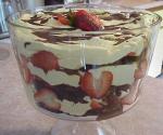 American Brownie Strawberry Trifle Dessert