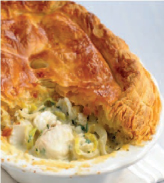 Canadian Fish and Leek Pie Dinner