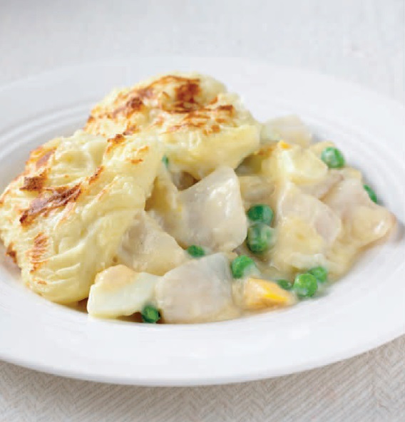 Canadian Quick Fish Pie with Peas Dinner