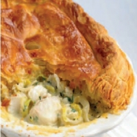 Canadian Fish and Leek Pie Dinner