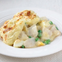 Canadian Quick Fish Pie with Peas Dinner