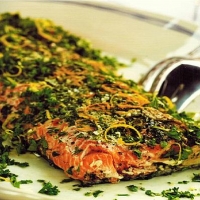 French Lemon Herb Salmon Appetizer