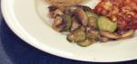 American Courgette and Mushroom Stir Fry Appetizer