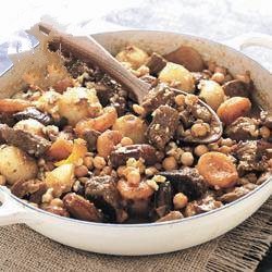 American Tajine of Lamb with Dried Fruit Dinner