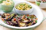 American Eggplant And Chickpea Salsa Platter Recipe Appetizer