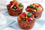 American Mini Glace Fruit Cakes Recipe Dessert