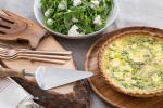 Canadian Asparagus and Leek Spring Quiche Appetizer