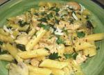 Canadian Pasta With Chicken in a Light White Wine and Fresh Herb Sauce Dinner