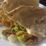 Canadian Quesadillas Pumpkin Blossom and Manchego Appetizer