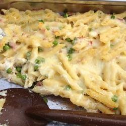 American Ham and Cheese Noodles Dinner