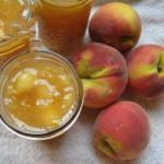 Canadian Peach Jam with Amaretto Dessert