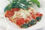 Italian Gordanas Spinach And Ricotta Cannelloni Recipe Appetizer
