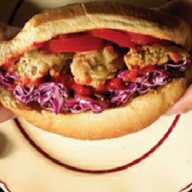 American Big n Messy Oyster Po Boys Appetizer