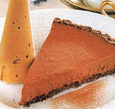 Canadian Chocolate Tart With Espresso Cones Dessert