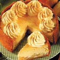 Canadian Pear And Ginger Cheesecake Dessert
