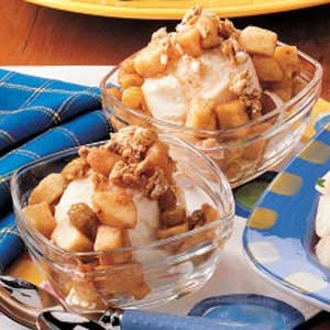 Canadian Spiced Apple Sundaes 2 Dessert